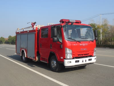 國(guó)六五十鈴4.5噸水罐消防車|五十鈴700P水罐消防車